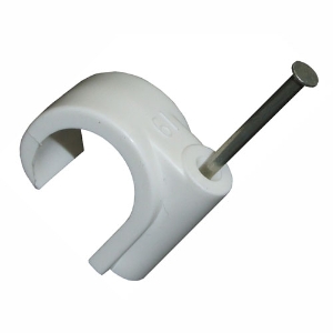 Vale® Plastic Nail-In Pipe Clip